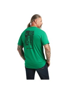 Ariat Rebar Cotton Strong American Outdoors T-Shirt Amazon | RKVSBU-324