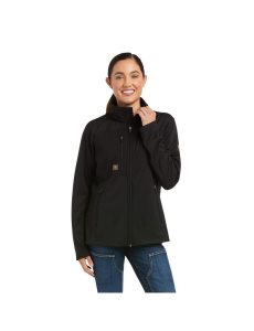 Ariat Rebar Dri-Tech DuraStretch Fleece Hybrid Jacket Black | RXOJMU-847