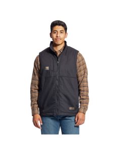 Ariat Rebar DuraCanvas Vest Black | SINGDM-735