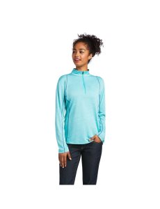 Ariat Rebar Evolution 1/2 Zip T-Shirt Meadowbrook | HODABJ-430