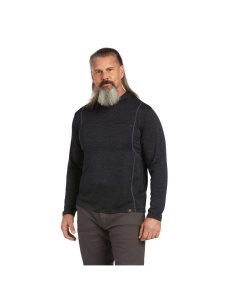 Ariat Rebar Evolution Hooded Sun Shirt Black | MFQDOX-463