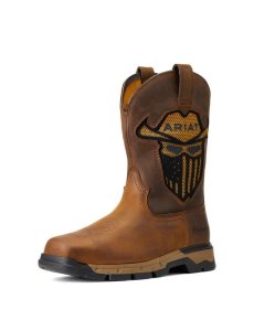 Ariat Rebar Flex Western VentTEK Incognito Work Boot Dark Earth | NTYEUX-804