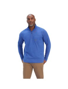 Ariat Rebar Foundation 1/4 Zip Shirt Deep Ultramarine | XJMHYZ-740