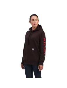 Ariat Rebar Graphic Hoodie Mole/ Baked Apple | XJNQZI-135