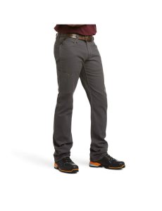 Ariat Rebar M4 Low Rise DuraStretch Made Tough Stackable Straight Leg Pant Rebar Gray | FBPDYC-153