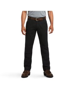 Ariat Rebar M7 Slim DuraStretch Made Tough Double Front Straight Pant Black | EQXHYU-260