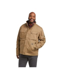 Ariat Rebar MaxMove 2.0 Cordura Water Resistant Insulated Jacket Field Khaki | GWCLXA-743