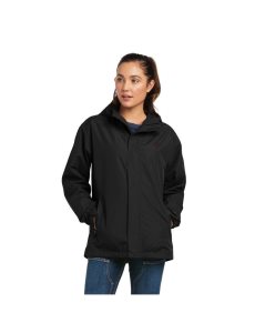 Ariat Rebar Stormshell Logo Waterproof Jacket Black/Purple | TCVUND-683