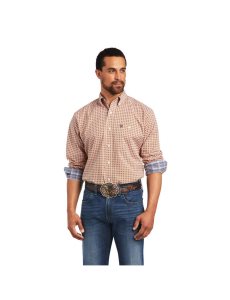 Ariat Relentless Braiding Stretch Classic Fit Shirt Golden Oak | ELHMWZ-391