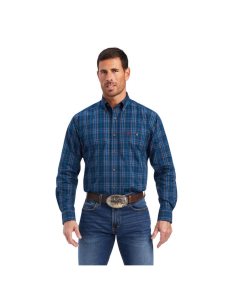 Ariat Relentless Undaunted Stretch Classic Fit Shirt Poseiden | PBJGSM-091