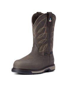 Ariat Riveter CSA Glacier Grip Waterproof 400g Composite Toe Work Boot Dark Storm | AFXDBP-843