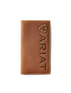 Ariat Rodeo Wallet Large Logo Medium Brown | DRZXKL-524