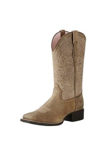 Ariat Round Up Remuda Western Boot Brown Bomber | KSTVBZ-617