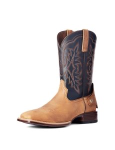 Ariat Ryden Ultra EZ Zip Western Boot Status Brown | AQGRVK-348