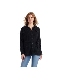 Ariat Safari Shirt Jacket Black | QCUSYG-052