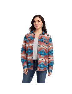 Ariat Shacket Shirt Jacket Fiery Jacquard | KWEMHG-172