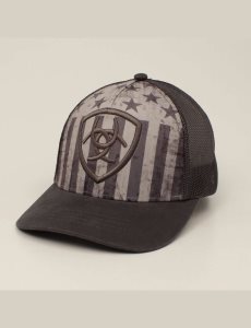 Ariat Shield embossed cap Gray | HAYXIN-810