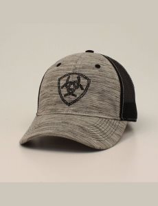 Ariat Shield embossed logo cap Gray | UYMRAN-073