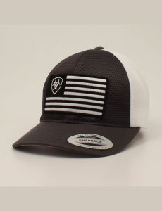 Ariat Shield flag mesh cap Gray | IKRMEO-708