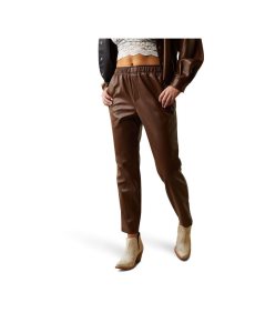 Ariat Small Town Jogger Pant Fondue Fudge | TMOZJC-964