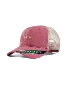 Ariat Small logo cap Burgundy | WMTPXN-960