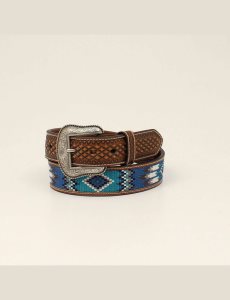 Ariat Southwest stitch belt Blue | XNYRQJ-278