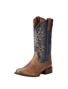 Ariat Sport Horseman Western Boot Sandstorm | NZDPJM-204