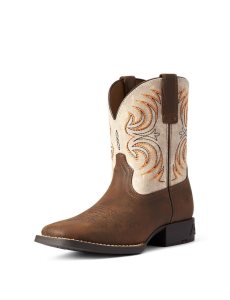 Ariat Storm Western Boot Antique Brown | CDIKXS-678