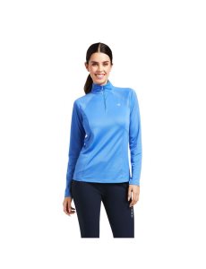 Ariat Sunstopper 2.0 1/4 Zip Baselayer Reykjavik Blue | BIWDNV-243