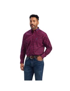 Ariat Team Markus Classic Fit Shirt Magenta Purple | QJALFS-248