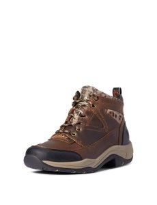 Ariat Terrain Boot Distressed Brown/Cheetah | DKFSXT-095