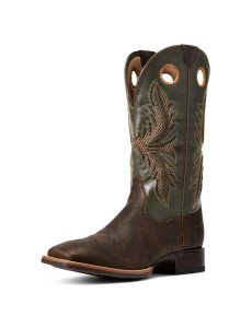 Ariat Toughy VentTek 360 Western Boot Herd Brown | WTIHSY-682