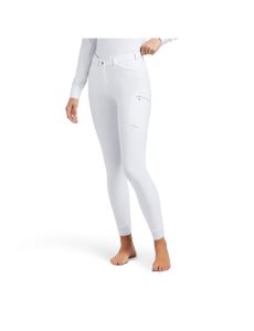 Ariat Triton Grip Knee Patch Breech White | PSHMTA-736