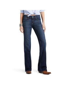 Ariat Trouser Perfect Rise London Wide Leg Jean Rascal | PZXGKU-461