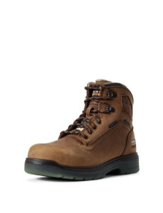 Ariat Turbo 6' H2O CSA Carbon Toe Work Boot Aged Bark | HVZMRG-146