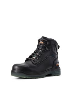 Ariat Turbo 6' H2O CSA Carbon Toe Work Boot Black | WOBQAU-568