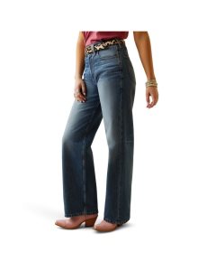 Ariat Ultra High Rise Tomboy Wide Jean Moana | WONRCI-947