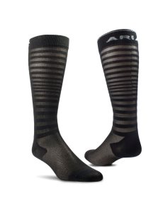 Ariat Ultrathin Performance Sock Black/Grey | VULMIW-703