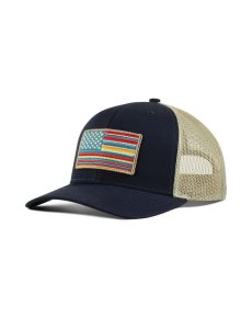 Ariat Usa flag patch logo cap Navy | HOYAVN-421