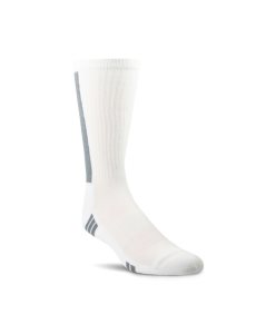 Ariat VentTEK Mid Calf Performance Sock 2 Pair Pack White | PRDVBF-763