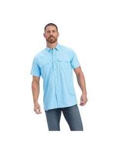 Ariat VentTEK Outbound Fitted Shirt Baltic Sea | EWVZUL-087