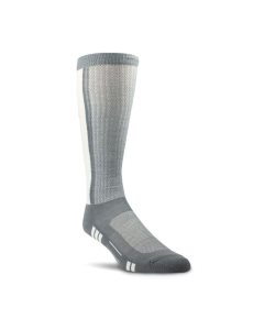 Ariat VentTEK Over the Calf Performance Sock 2 Pair Pack Gray | ZTFEMC-562