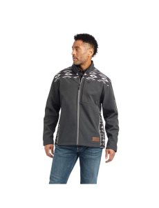 Ariat Vernon 2.0 Chimayo Softshell Jacket Charcoal | EVXGAM-721