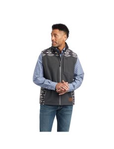 Ariat Vernon 2.0 Chimayo Softshell Vest Charcoal | LCRYGF-269