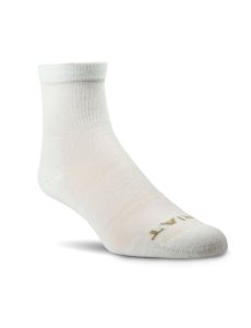 Ariat Western Bootie Sock 2 Pair Pack White | TOGKSC-453