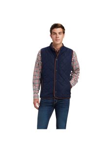 Ariat Woodside Vest Navy | IKXMZB-980