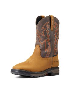 Ariat WorkHog XT BOA Waterproof Work Boot Aged Bark | XNMQHD-274