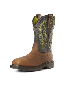 Ariat WorkHog XT VentTEK Spear Carbon Toe Work Boot Rye Brown | YREDFN-730