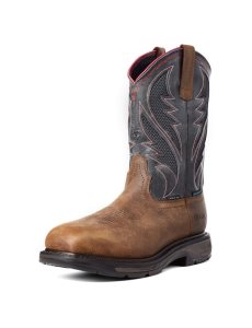 Ariat WorkHog XT VentTEK Waterproof Carbon Toe Work Boot Rye Brown | YLWHIS-094