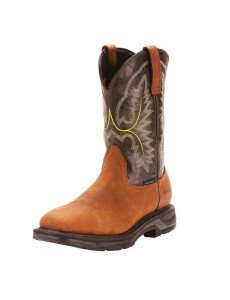 Ariat WorkHog XT Waterproof Work Boot Tumbled Bark | AWCHIP-762